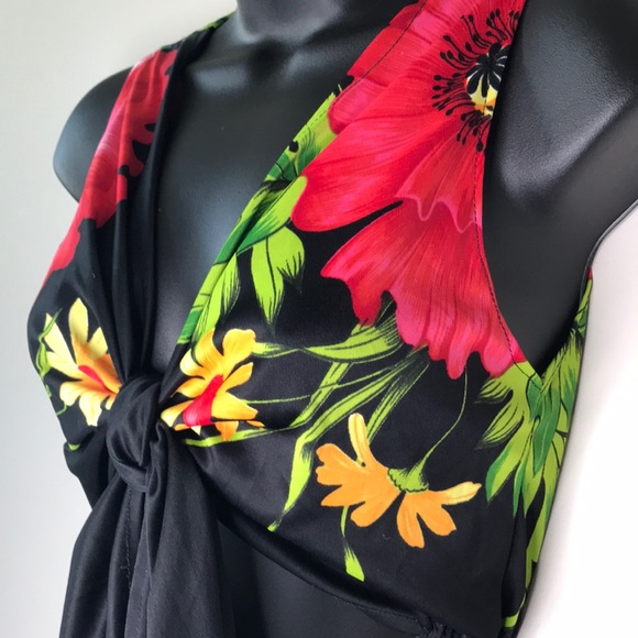 Custom Made Wrap Cropped Tank Top - Picture 11 of 14